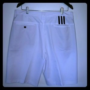Size 34. Adidas 3 Stripe Climalite Golf Shorts.